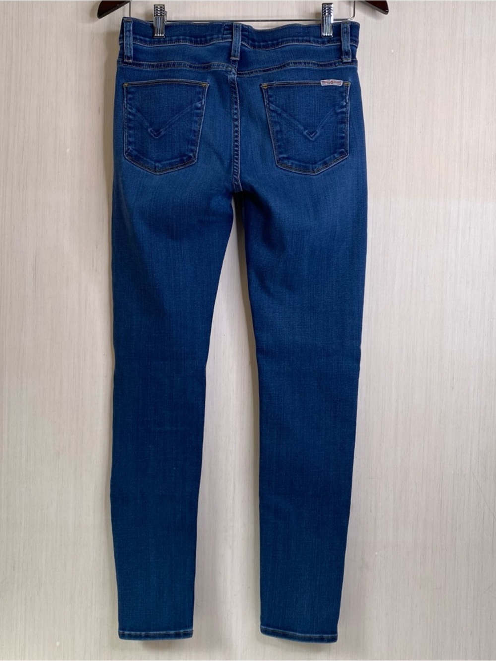 Hudson Women's NICO Midrise Super Skinny Jeans Dark Wash Size 28 - Picture 2 of 12